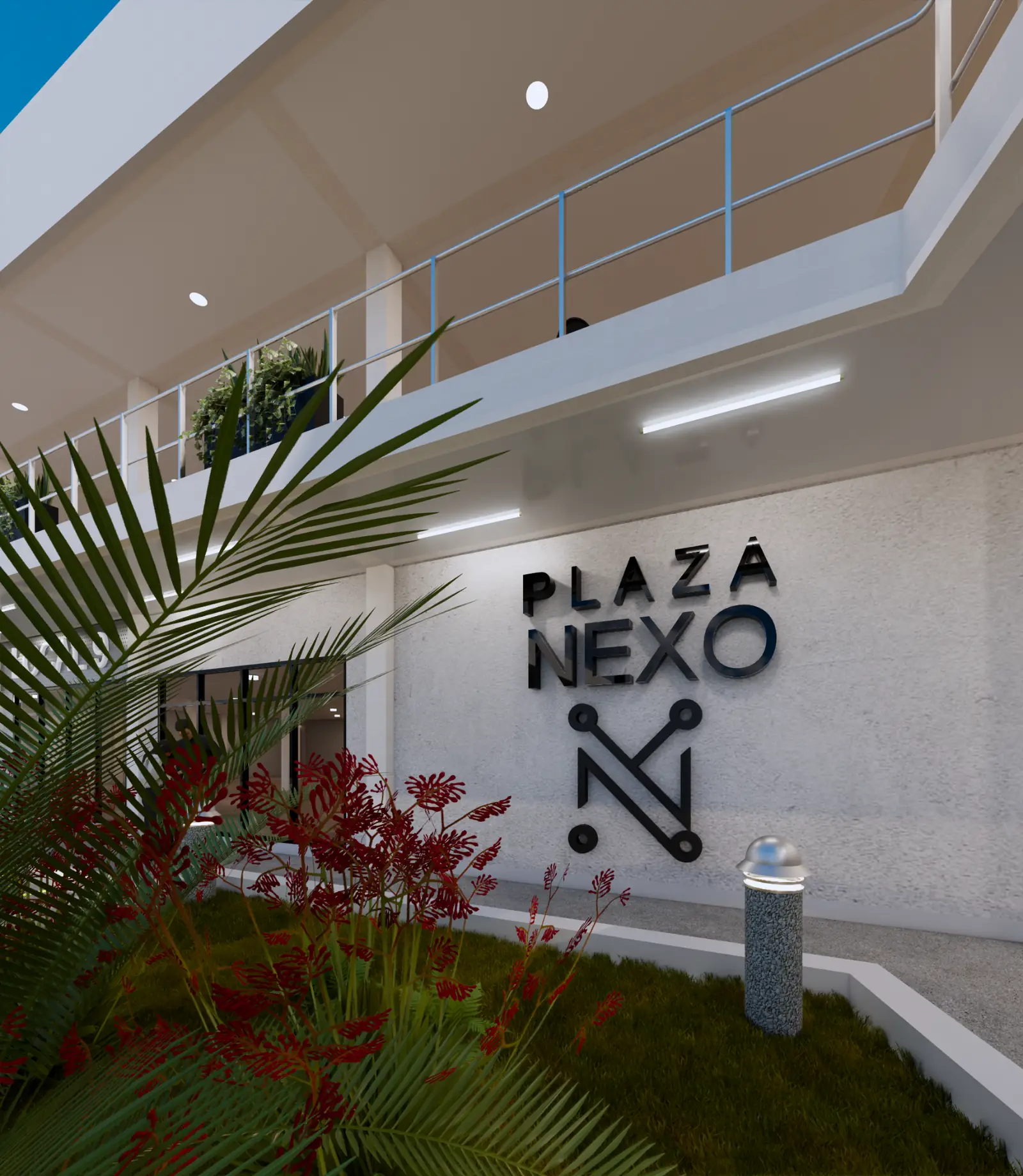 Render principal de Plaza Nexo